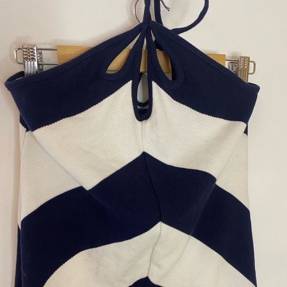 Anthropologie Saturday Sunday Chevron Striped Beachy Halter Dress - Picture 2 of 12